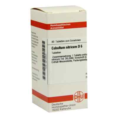 Cobaltum Nitricum D6 Tabletten 80 stk von DHU-Arzneimittel GmbH & Co. KG PZN 04212940