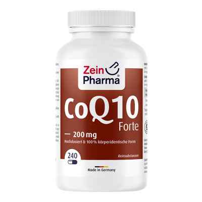 Coenzym Q10 Forte 200 mg Kapseln 240 stk von Zein Pharma - Germany GmbH PZN 13905725