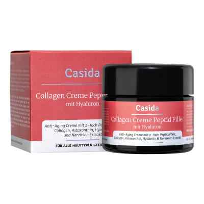 Collagen Creme Peptid Filler+hyaluron 50 ml von Casida GmbH PZN 15408250