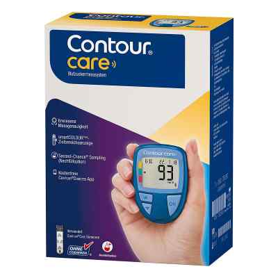 Contour Care Set Blutzuckermesssystem mg/dl 1 Pck von Ascensia Diabetes Care Deutschla PZN 15251908