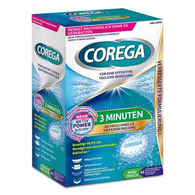 Corega Tabs 3 Minuten 66 stk von Haleon Germany GmbH PZN 00644921
