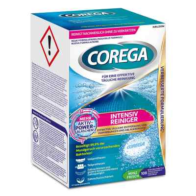 Corega Tabs Intensiv Reiniger 108 stk von Haleon Germany GmbH PZN 18761662