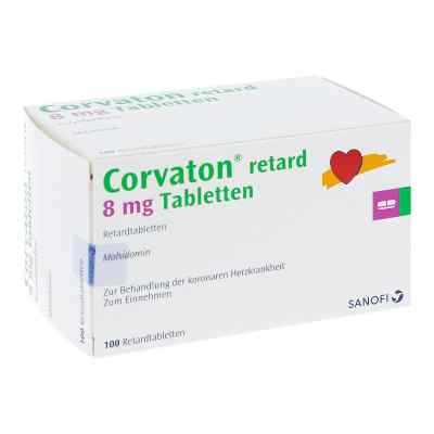 Corvaton retard 8 mg Tabletten 100 stk von CHEPLAPHARM Arzneimittel GmbH PZN 08705415