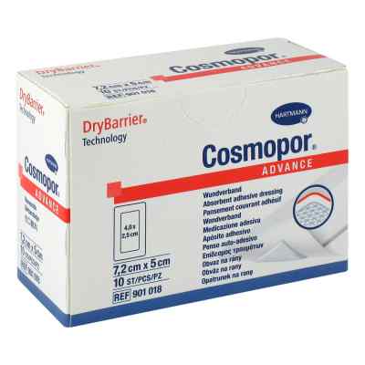 Cosmopor Advance 5x7,2 cm 10 stk von PAUL HARTMANN AG PZN 03546490
