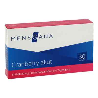 Cranberry Akut Menssana Kapseln 30 stk von C. Hedenkamp GmbH & Co. KG PZN 11141258