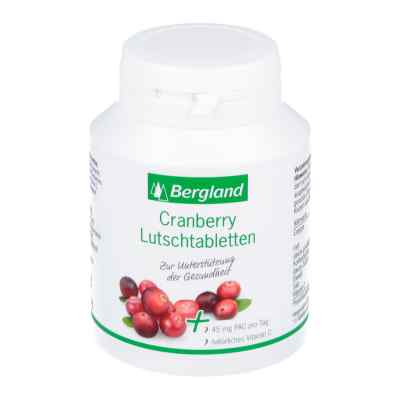 Cranberry Lutschtabletten 75 stk von Bergland-Pharma GmbH & Co. KG PZN 04818683