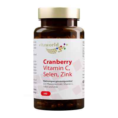 Cranberry Vitamin C+selen+zink Kapseln 60 stk von Vita World GmbH PZN 09693571