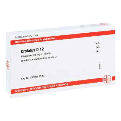 Crotalus D12 Ampullen 8X1 ml von DHU-Arzneimittel GmbH & Co. KG PZN 11705488