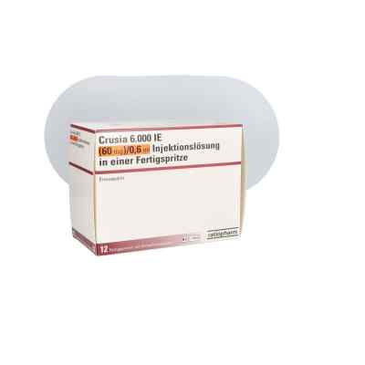 Crusia 6.000 I.e. 60 mg/0,6 ml Ilo F.sp.+sich-sys. 12 stk von ratiopharm GmbH PZN 15861802