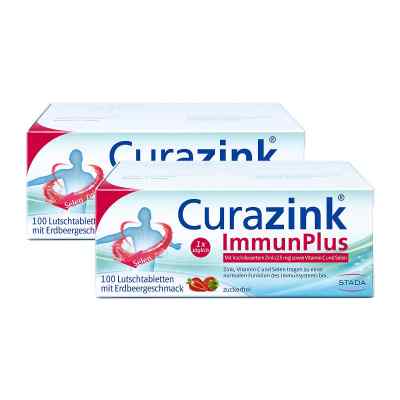 Curazink Immunplus Lutschtabletten 2x100 stk von  PZN 08101542