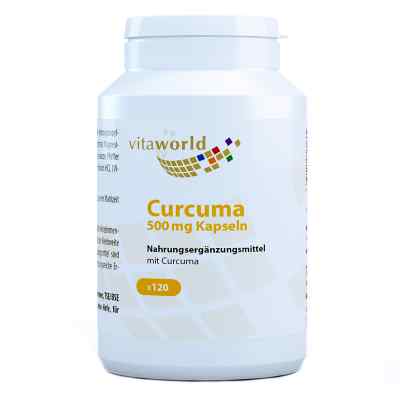 Curcuma 500 mg Kapseln 120 stk von Vita World GmbH PZN 09771495