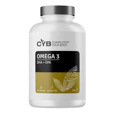 CYB® Omega-3 240 mg DHA + 360 mg EPA Kapseln