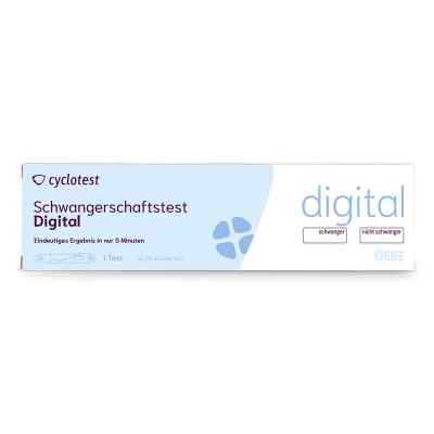 Cyclotest Schwangerschaftstest Digital 25 mlU/ml 1 stk von Uebe Medical GmbH PZN 15258520