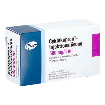 Cyklokapron Injektionslösung 10X5 ml von Pfizer Pharma GmbH PZN 01218072