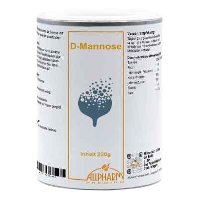 D Mannose Pulver Vorratsdose 220 g von ALLPHARM Vertriebs GmbH PZN 12532009