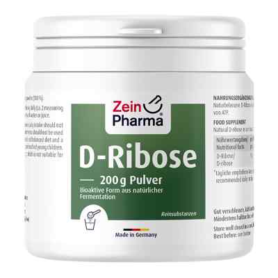 D Ribose Pulver 200 g aus Fermentation 200 g von Zein Pharma - Germany GmbH PZN 10325950