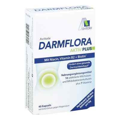 Darmflora Aktiv Plus 100 Mrd.bakterien+7 Vitamine 40 stk von Avitale GmbH PZN 14025386