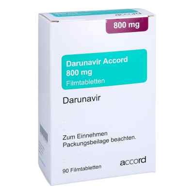 Darunavir Accord 800 Mg Filmtabletten 90 stk von Accord Healthcare GmbH PZN 15883318