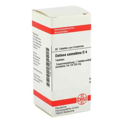 Datisca Cannabina D4 Tabletten 80 stk von DHU-Arzneimittel GmbH & Co. KG PZN 02897885