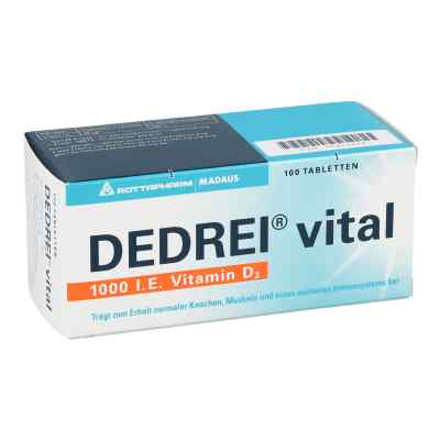 Dedrei vital Tabletten 100 stk von Mylan Healthcare GmbH PZN 00970454