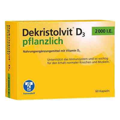 Dekristolvit D3 2000 I.e. Pflanzlich Kapseln