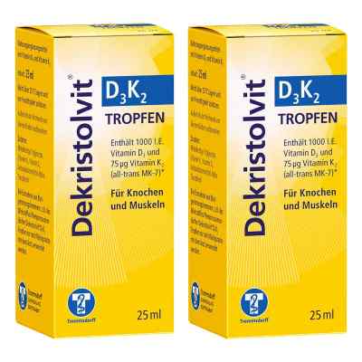 Dekristolvit D3k2 Tropfen 2x25 ml von Trommsdorff GmbH & Co. KG PZN 08105750