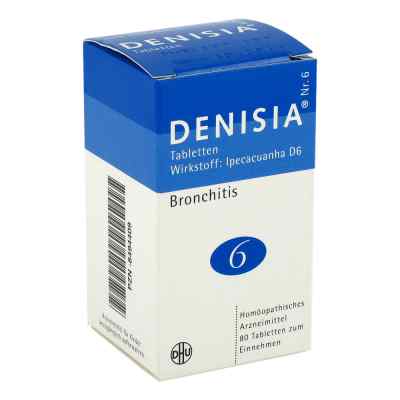 Denisia 6 Atemwegserkrankungen Tabletten 80 stk von DHU-Arzneimittel GmbH & Co. KG PZN 08494409