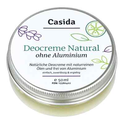 Deo Creme ohne Aluminium natural 50 ml von Casida GmbH PZN 15586402