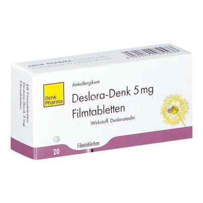 Deslora Denk 5mg Filmtabl 20 stk von Denk Pharma GmbH & Co.KG PZN 16606176