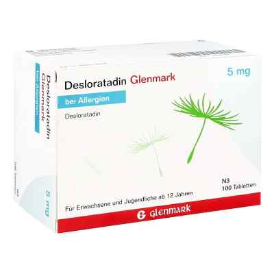 Desloratadin Glenmark 5mg 100 stk von Glenmark Arzneimittel GmbH PZN 09782961