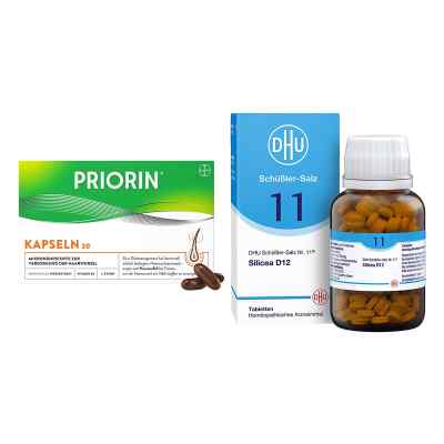 DHU Schüßler-Salz Nummer 11 Silicea D12 & Priorin Kapseln