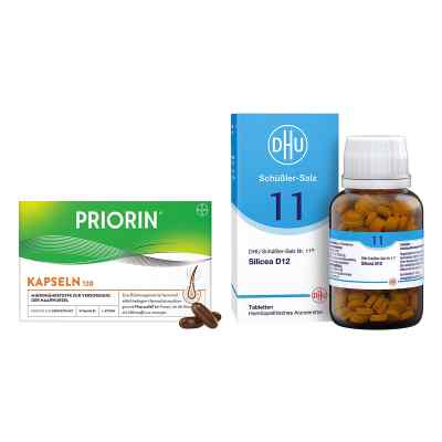 DHU Schüßler-Salz Nummer 11 Silicea D12 Tbl. & Priorin Kapseln