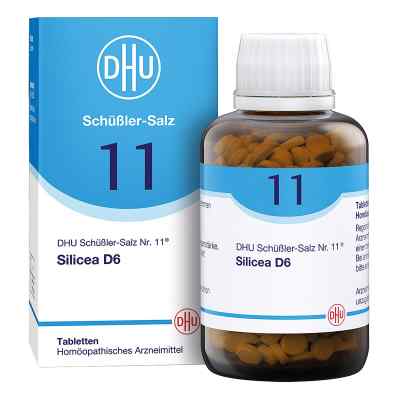 DHU Schüßler-Salz Nummer 11 Silicea D6 Tabletten 900 stk von DHU-Arzneimittel GmbH & Co. KG PZN 18182757