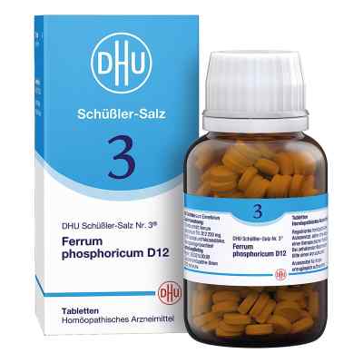 DHU Schüßler-Salz Nummer 3 Ferrum phosphoricum D12 420 Tabletten 420 stk von DHU-Arzneimittel GmbH & Co. KG PZN 06584019