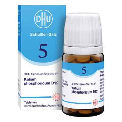 DHU Schüßler-Salz Nummer 5 Kalium phosphoriucm D12 Tabletten 80 stk von DHU-Arzneimittel GmbH & Co. KG PZN 00274200