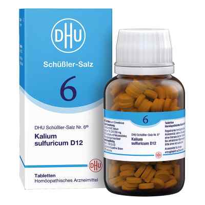 DHU Schüßler-Salz Nummer 6 Kalium sulfuricum D12 420 Tabletten 420 stk von DHU-Arzneimittel GmbH & Co. KG PZN 06584114