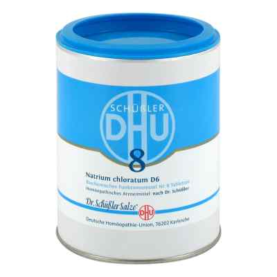 DHU Schüßler-Salz Nummer 8 Natrium chloratum D6 200 Tabletten 1000 stk von DHU-Arzneimittel GmbH & Co. KG PZN 00274476
