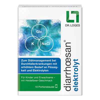 Diarrhoesan elektrolyt Plv.z.Her.e.Lsg.z.Einnehmen 10 stk von Dr. Loges + Co. GmbH PZN 16149603