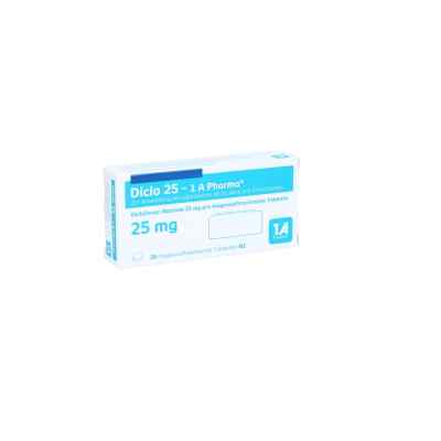 Diclo 25-1A Pharma 20 stk von 1 A Pharma GmbH PZN 08533629