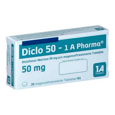 Diclo 50-1A Pharma 20 stk von 1 A Pharma GmbH PZN 08533658