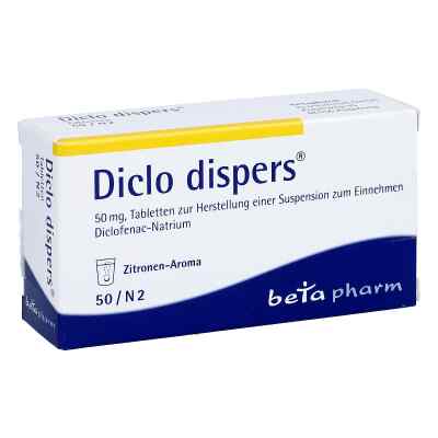 Diclo Dispers Tabletten zur, zum herst.e.susp.z.einnehmen 50 stk von betapharm Arzneimittel GmbH PZN 07587706