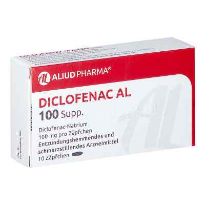 Diclofenac Al 100 Suppositorien 10 stk von ALIUD Pharma GmbH PZN 04765656