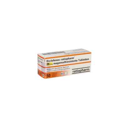 Diclofenac-ratiopharm 25mg 50 stk von ratiopharm GmbH PZN 02755754