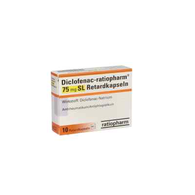 Diclofenac-ratiopharm 75mg SL 10 stk von ratiopharm GmbH PZN 07291644