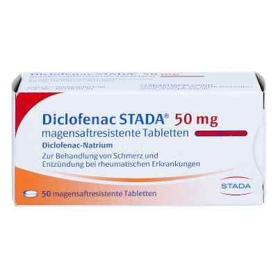 Diclofenac STADA 50mg 50 stk von STADAPHARM GmbH PZN 03470930