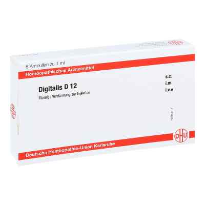 Digitalis D12 Ampullen 8X1 ml von DHU-Arzneimittel GmbH & Co. KG PZN 11705614