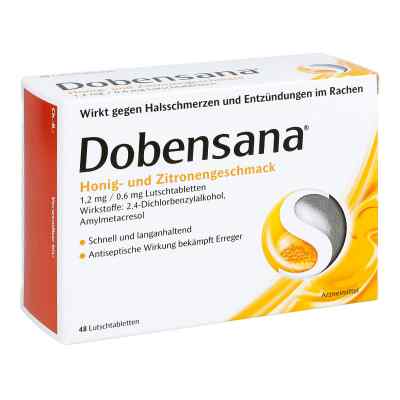 Dobensana Honig- und Zitronengeschm.1,2mg/0,6mg Lut. 48 stk von Reckitt Benckiser Deutschland Gm PZN 06586969