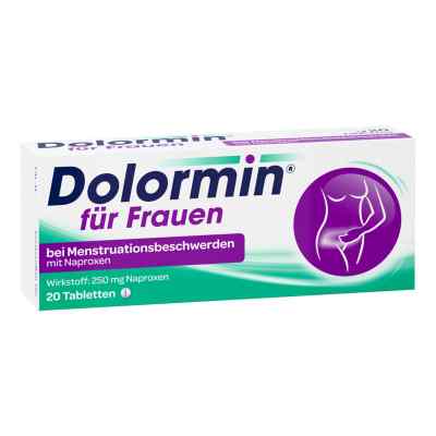 Dolormin für Frauen bei Menstruationsbeschwerden mit Naproxen 20 stk von Johnson & Johnson GmbH (OTC) PZN 02434091
