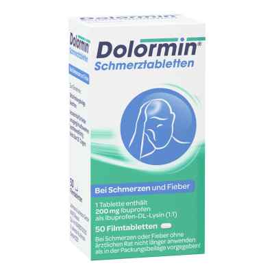 Dolormin Schmerztabletten mit 200 mg Ibuprofen  50 stk von Johnson & Johnson GmbH (OTC) PZN 00624255
