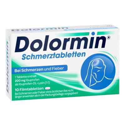 Dolormin Schmerztabletten mit Ibuprofen - bei Schmerzen und Fieb 10 stk von Johnson & Johnson GmbH (OTC) PZN 04590205